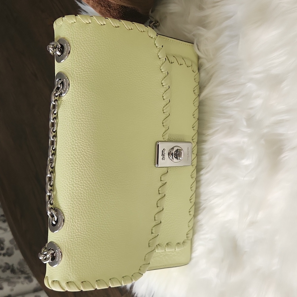 NWT. Coach Lane whipstitch shoulder bag and accessories - Picture 7 of 16